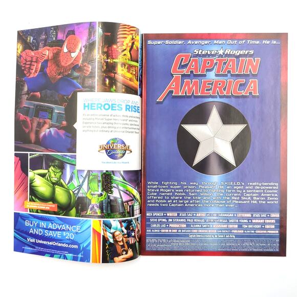 Captain America: Steve Rogers #1 - NM (Marvel, 2016) - Renaud Variant Cover - Picture 2 of 4